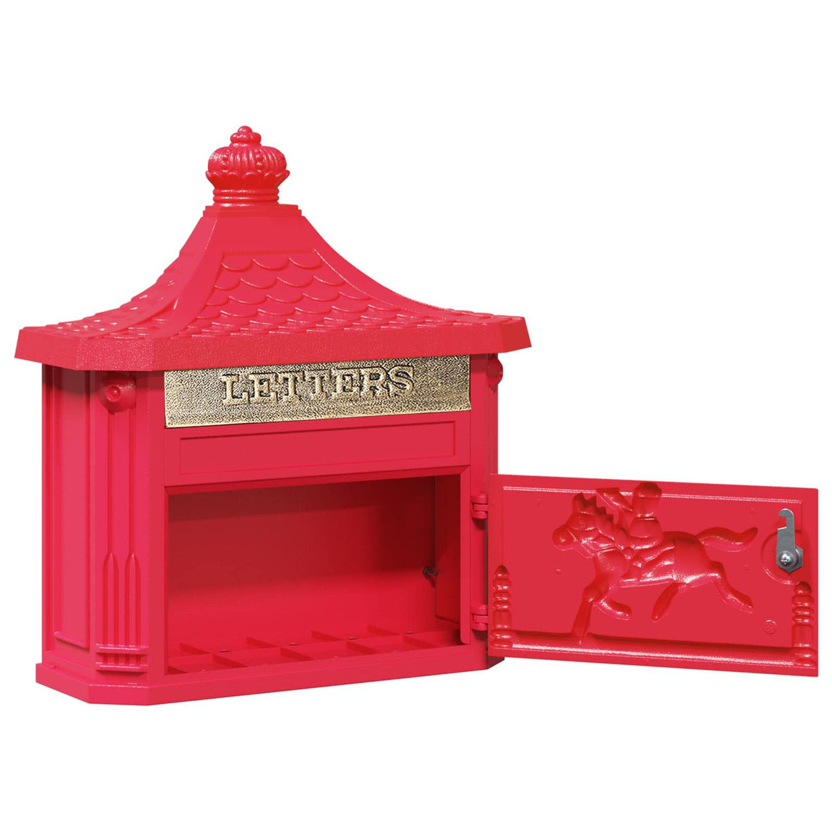 Wandbriefkasten Vintage Rot – Ansicht 5 von 11