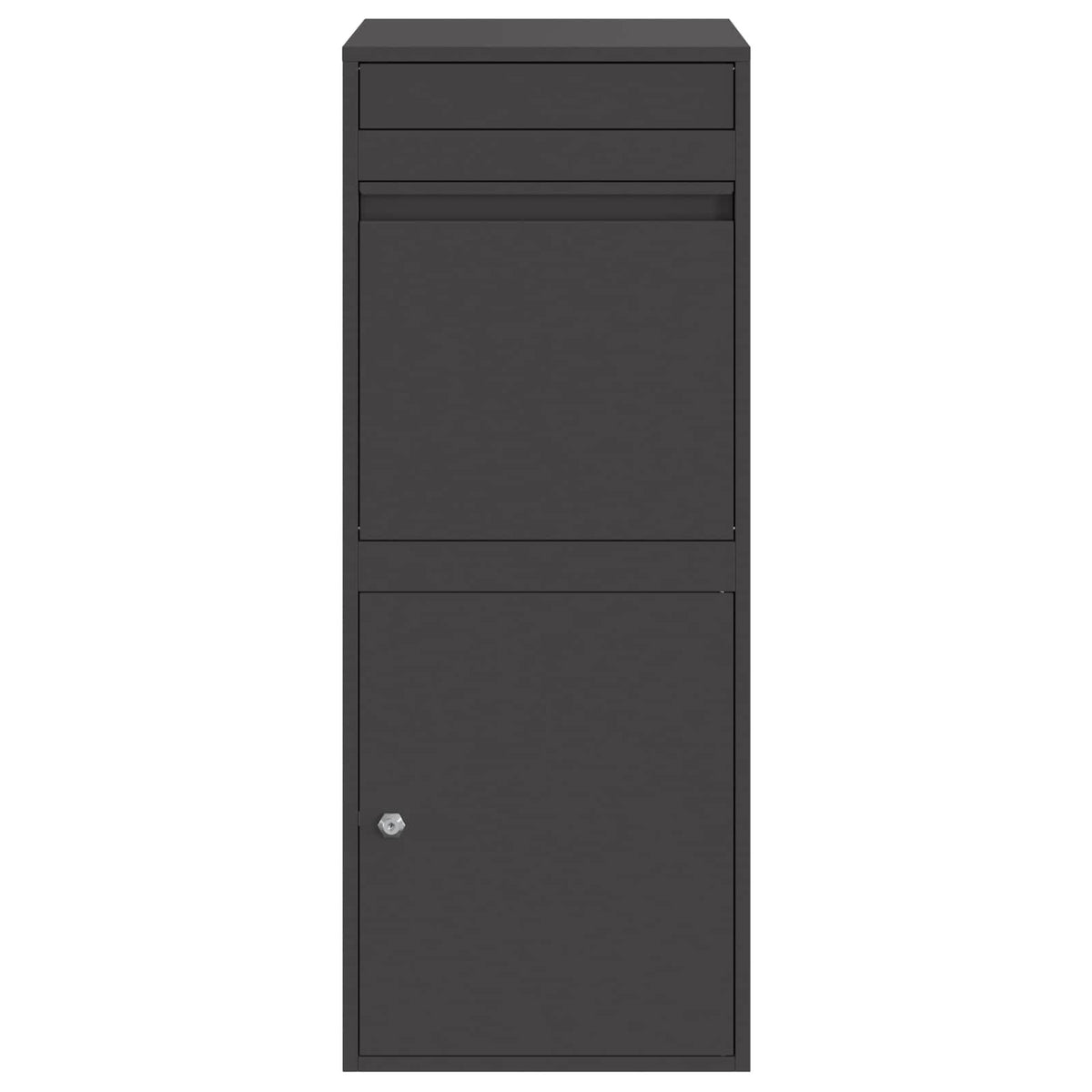Paketbriefkasten Schwarz 103 cm, Ansicht 5
