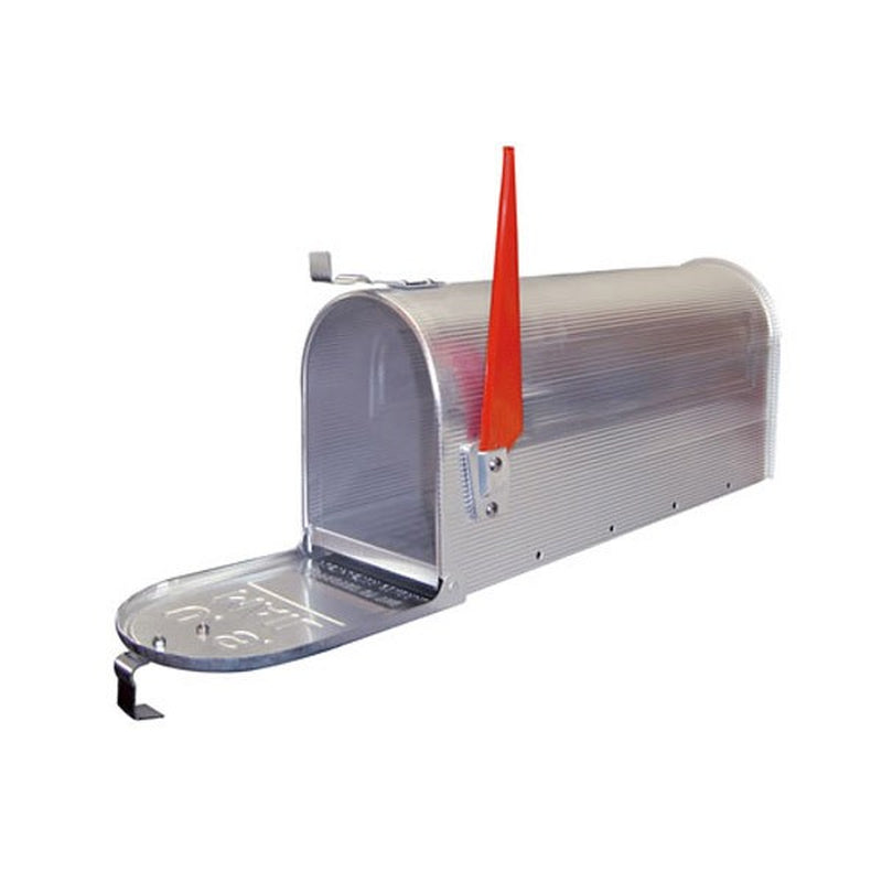 Standbriefkasten American Mailbox Silber, Ansicht 2