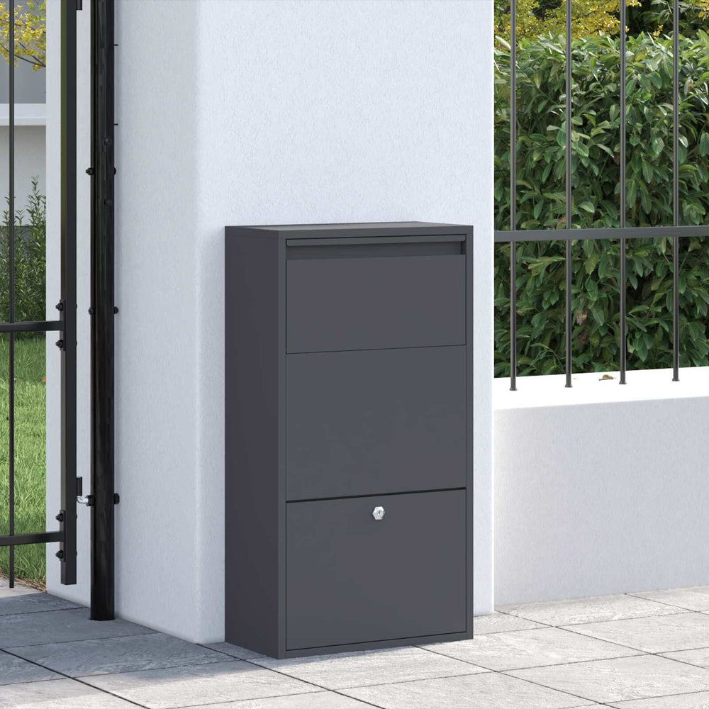 Paketbriefkasten Anthrazit 82 cm – Ansicht 3 von 13