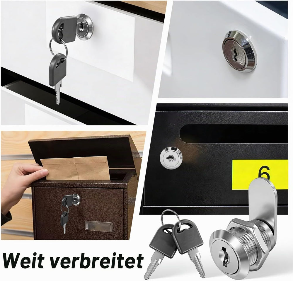 Briefkastenschloss 20 mm 5er-Set, Ansicht 4