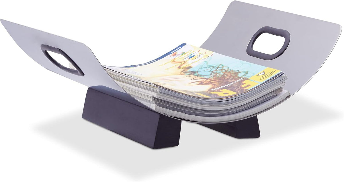 Kaminholzkorb Edelstahl modern – Ansicht 3 von 6
