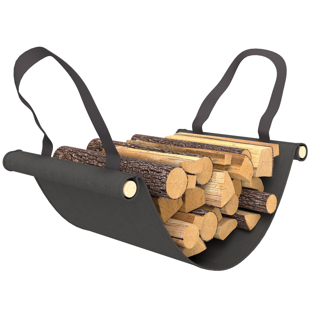 Kaminholzregal mit Tragetasche und Abdeckung, Ansicht 24