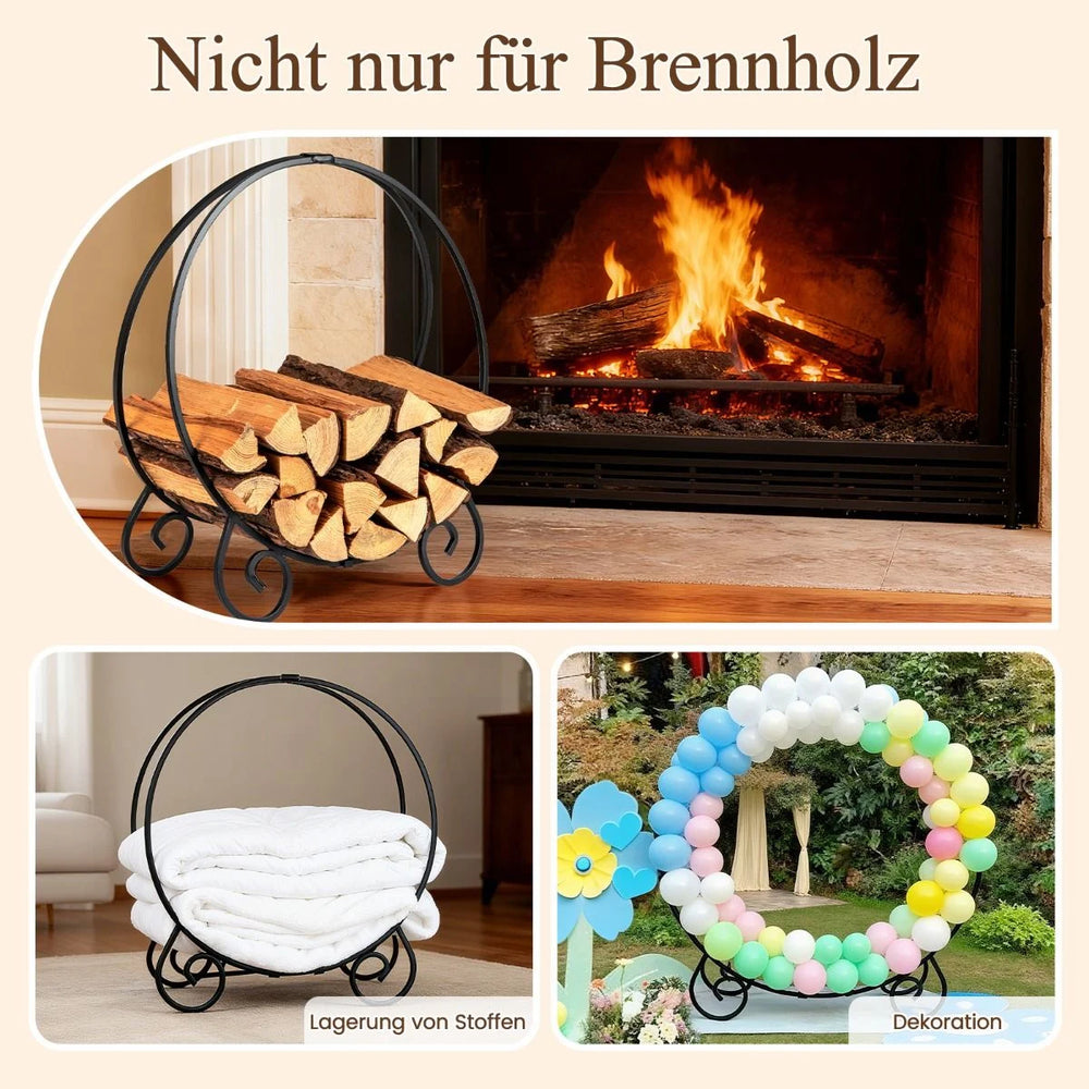 Kaminholzregal klappbar innen und außen – Ansicht 8 von 10
