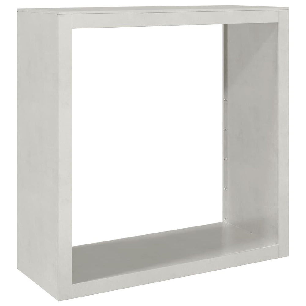 Brennholzregal Edelstahl 100 × 40 × 100 cm