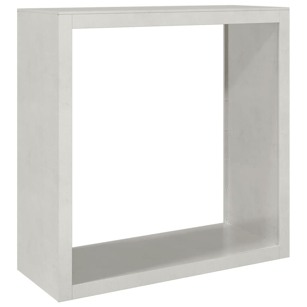 Brennholzregal Edelstahl 100 × 40 × 100 cm