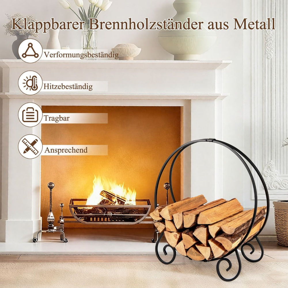 Kaminholzregal klappbar innen und außen – Ansicht 6 von 10