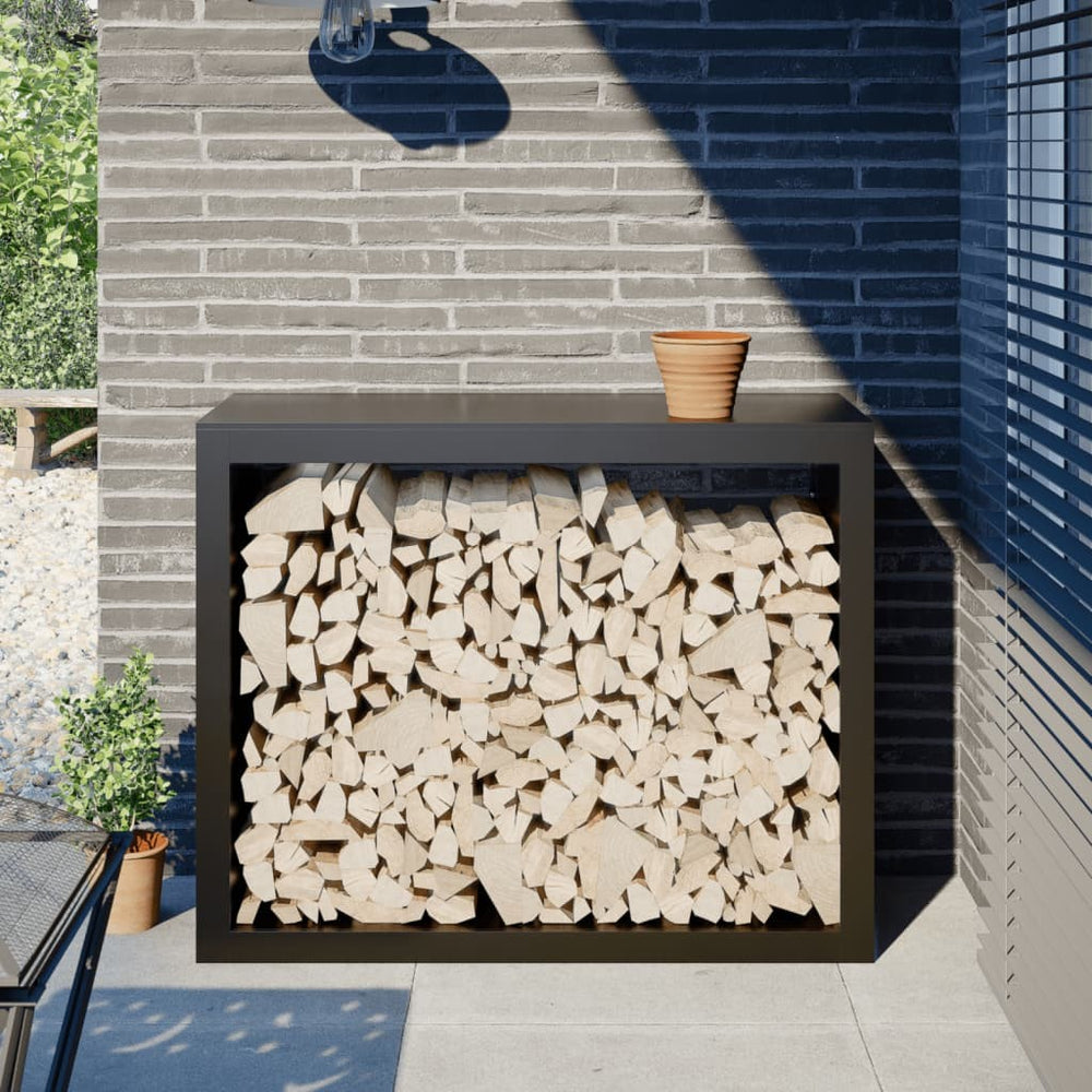 Brennholzregal Stahl 40 cm tief, Ansicht 10