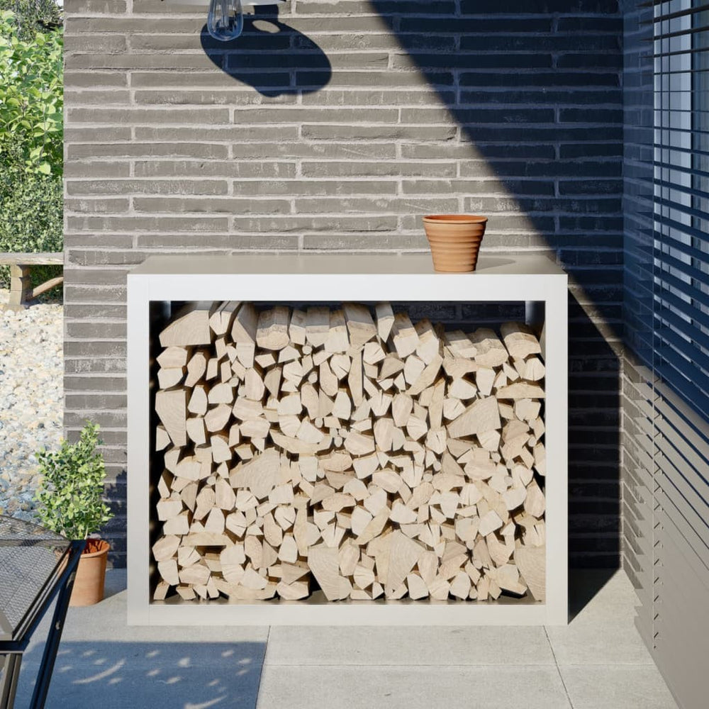 Brennholzregal Stahl 40 cm tief, Ansicht 3