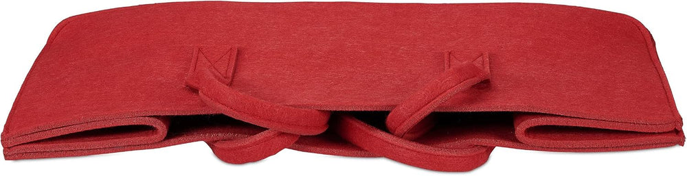 Kaminholztasche Filz 27 Liter Rot, Ansicht 6