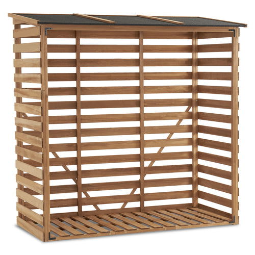 Kaminholzregal Holz XXL 90 × 185 × 186 cm