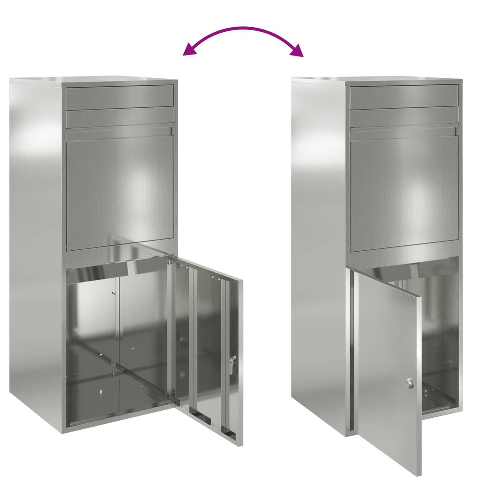 Paketbriefkasten Silber 103 cm, Ansicht 9