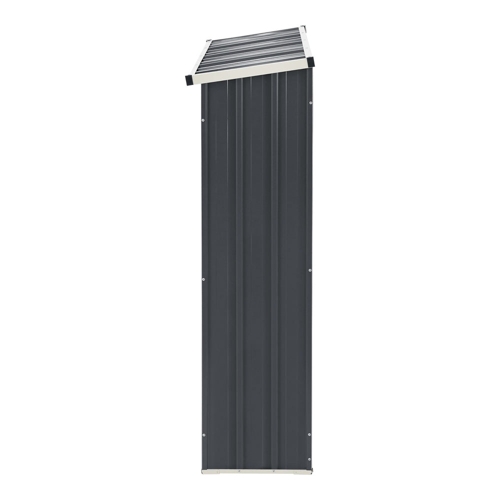 Brennholzlager Kalmar Anthrazit 158 × 47 × 152 cm, Ansicht 6