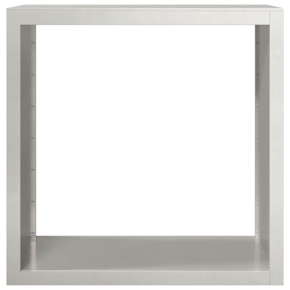 Brennholzregal Edelstahl 100 × 40 × 100 cm, Ansicht 4