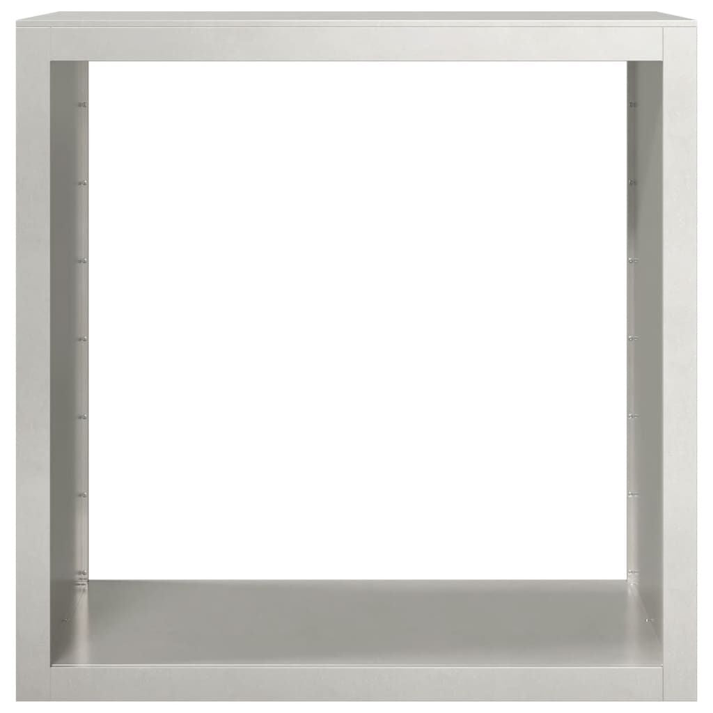 Brennholzregal Edelstahl 100 × 40 × 100 cm, Ansicht 4