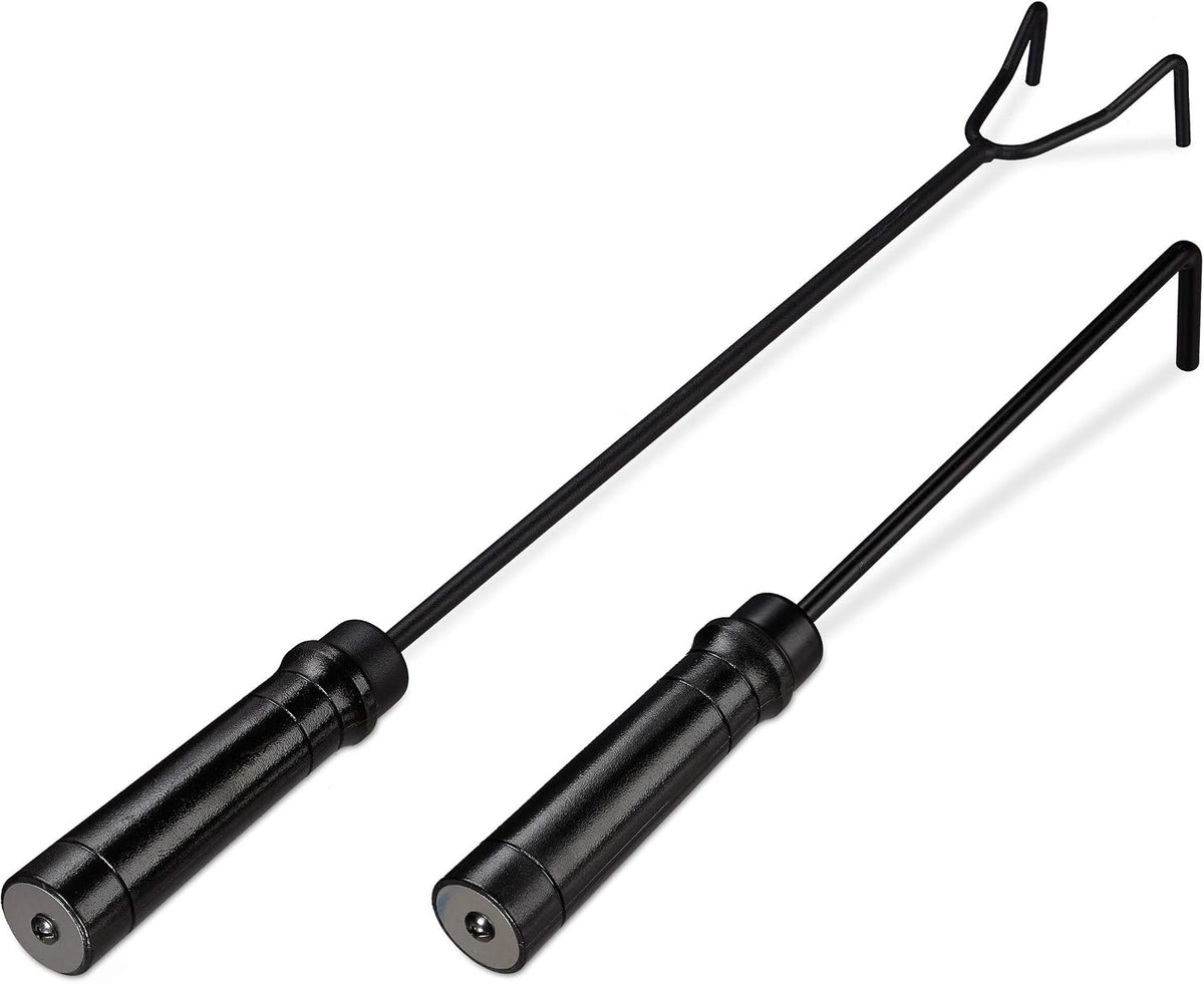 Schürhaken Set 2-teilig Schwarz