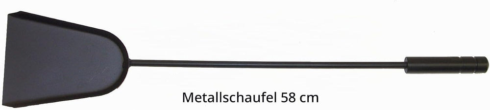 Kaminbesteck 4-teilig Schwarz mit eckigem Ständer – Ansicht 5 von 6