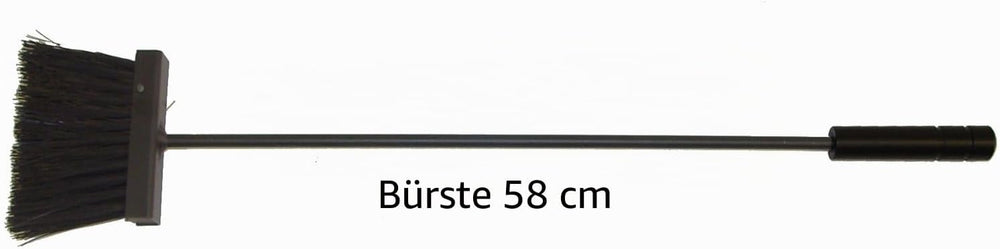 Kaminbesteck 4-teilig Schwarz mit eckigem Ständer – Ansicht 4 von 6