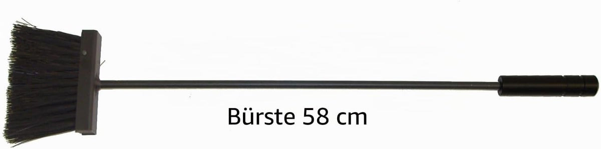 Kaminbesteck 4-teilig Schwarz mit eckigem Ständer – Ansicht 4 von 6