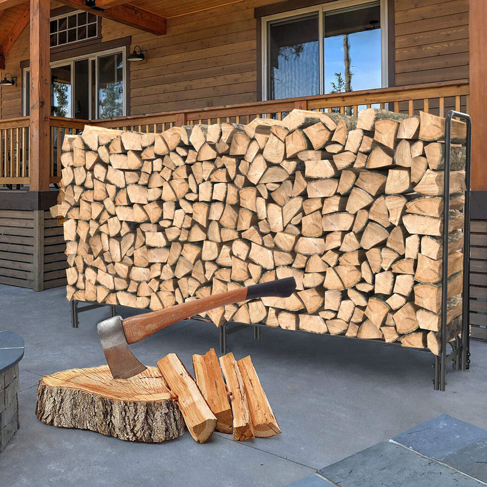 Brennholzregal verstellbar 120 bis 233 cm, Ansicht 2