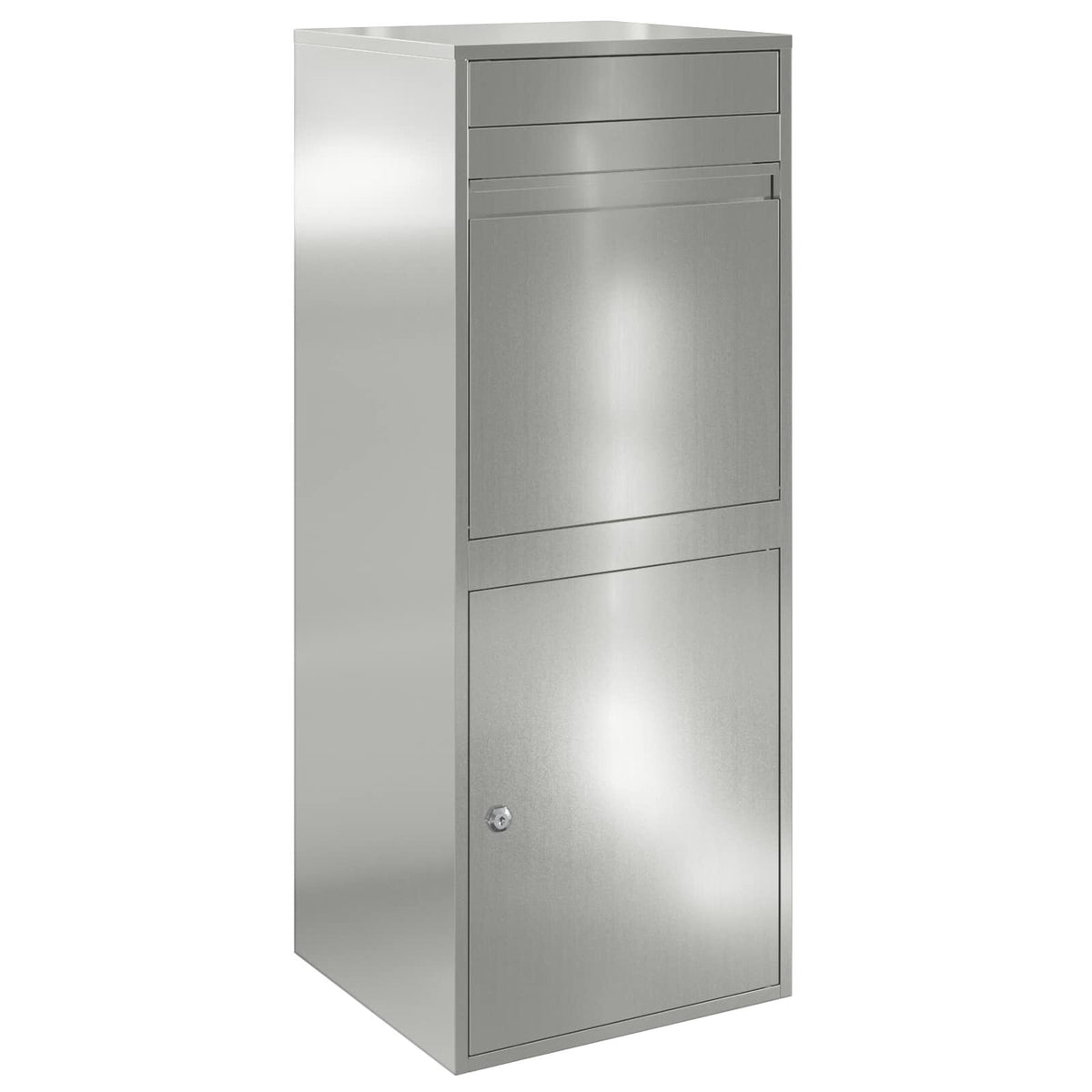 Paketbriefkasten Silber 103 cm