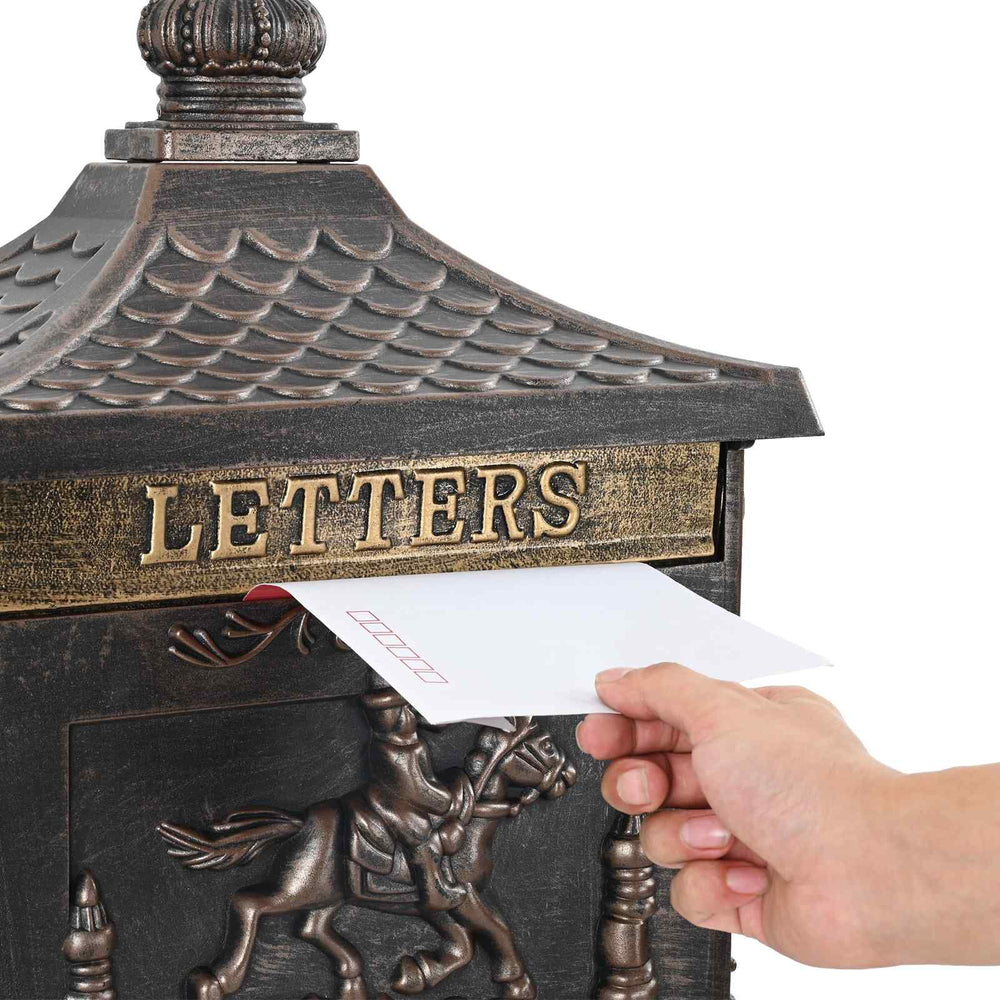 Standbriefkasten Vintage Bronze – Ansicht 8 von 9