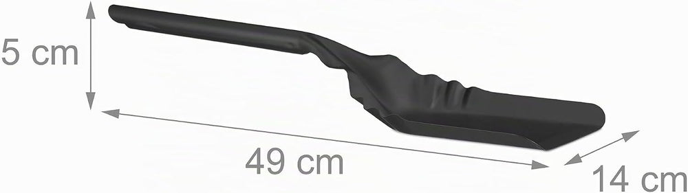 Ascheschaufel lang 49 cm flach – Ansicht 3 von 5