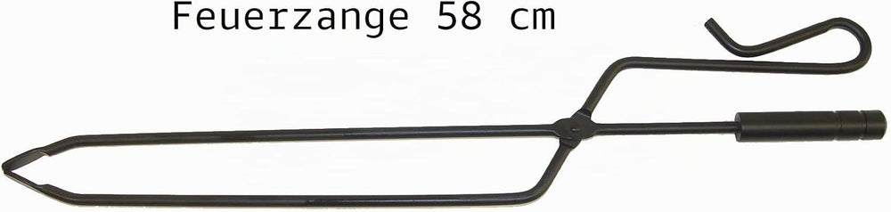 Kaminbesteck 4-teilig Schwarz mit eckigem Ständer – Ansicht 6 von 6