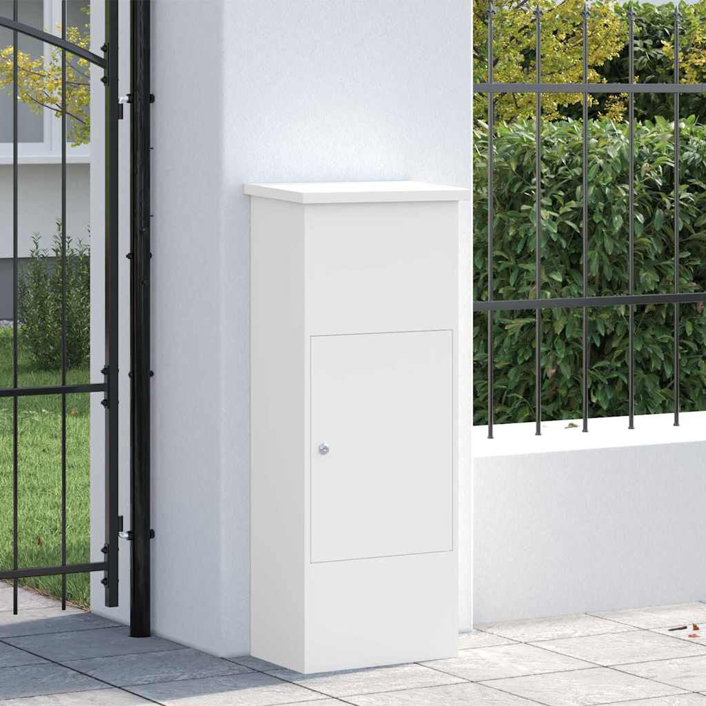 Paketbriefkasten Weiß 110,5 cm – Ansicht 3 von 13