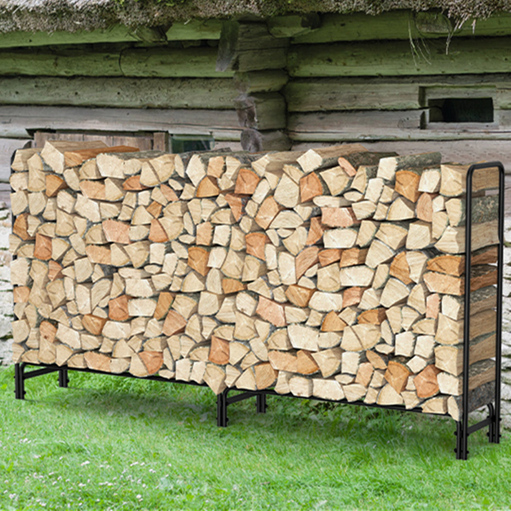Brennholzregal verstellbar 120 bis 233 cm