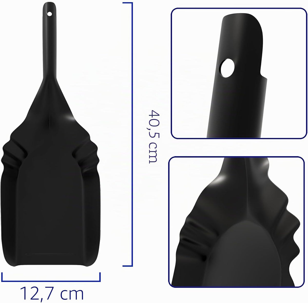 Kaminschaufel 40,5 cm Schwarz – Ansicht 3 von 9