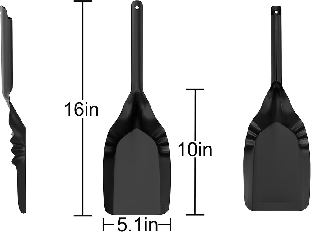 Kaminschaufel Stahl pulverbeschichtet – Ansicht 6 von 9