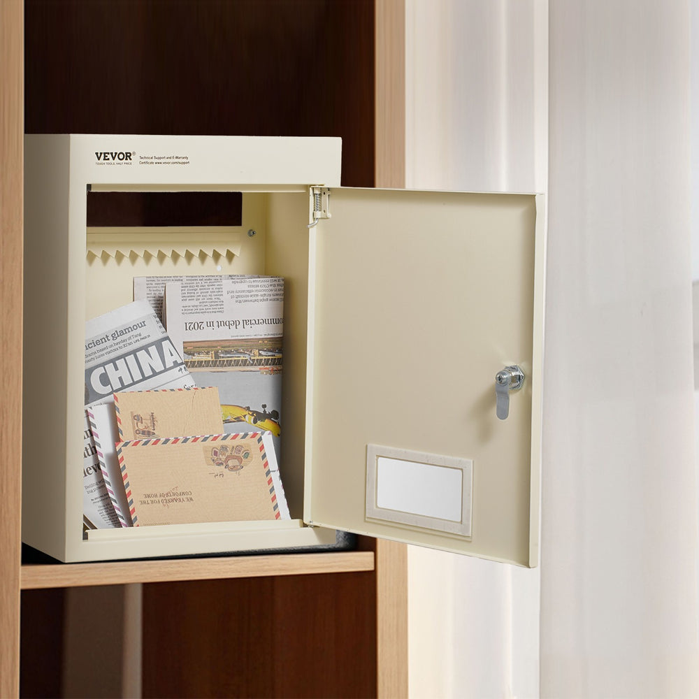Mauerdurchwurf-Briefkasten VEVOR, Ansicht 8
