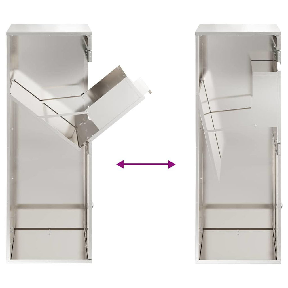 Paketbriefkasten Silber 103 cm, Ansicht 10