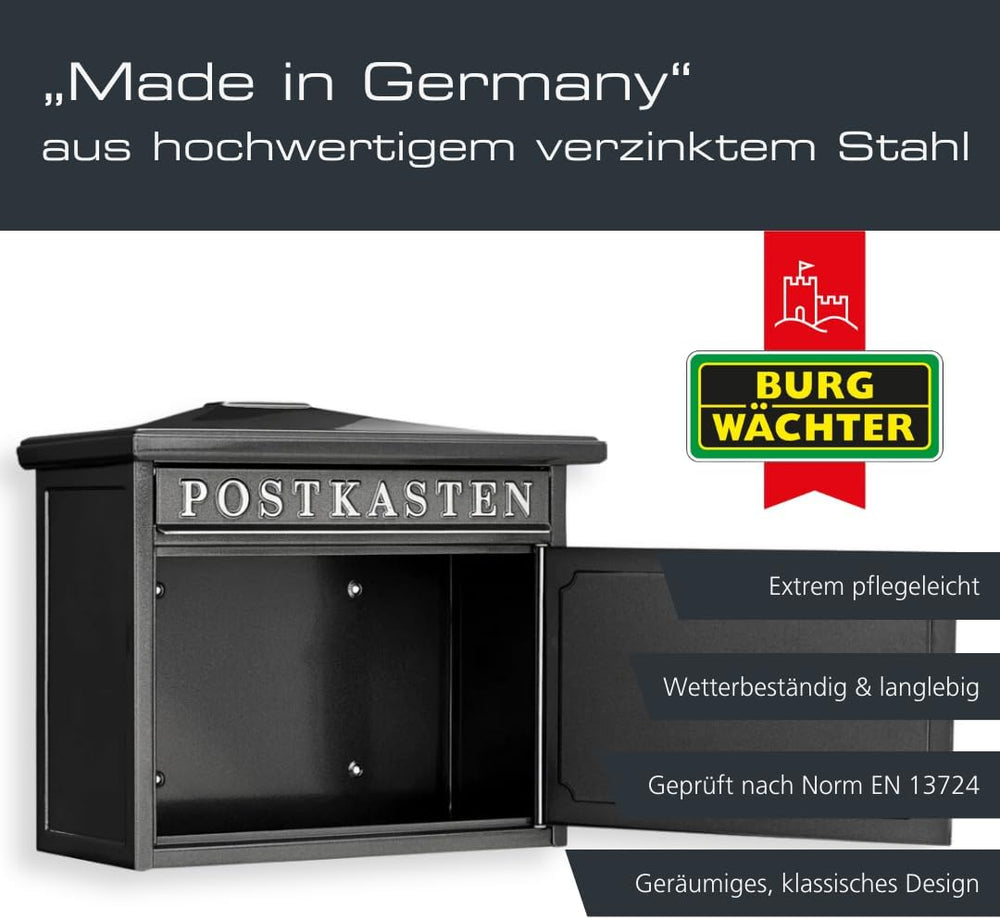 Wandbriefkasten Alteisen groß – Ansicht 3 von 6