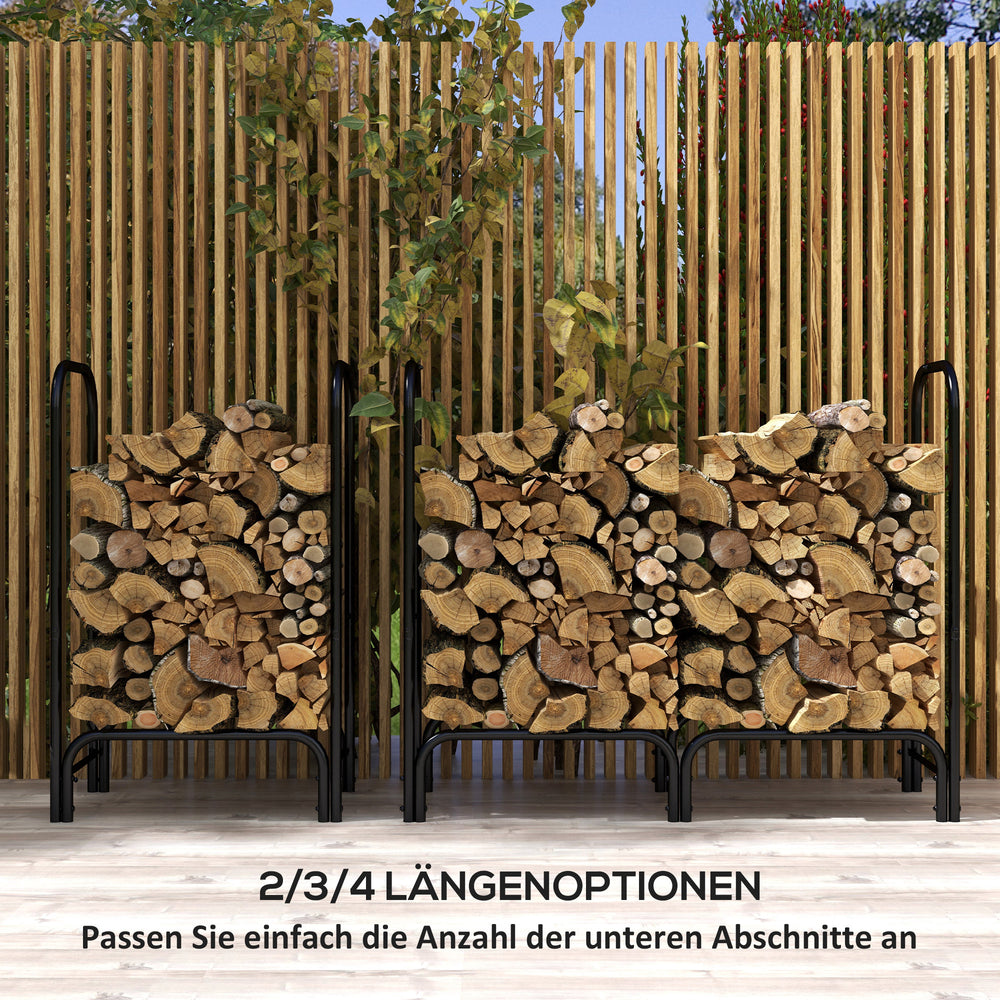 Kaminholzregal mit Tragetasche und Abdeckung, Ansicht 23