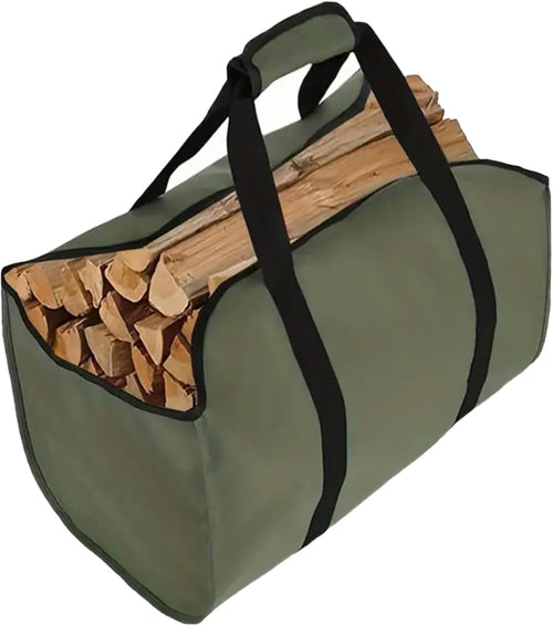 Kaminholztasche groß Armee-Grün – Ansicht 1 von 8