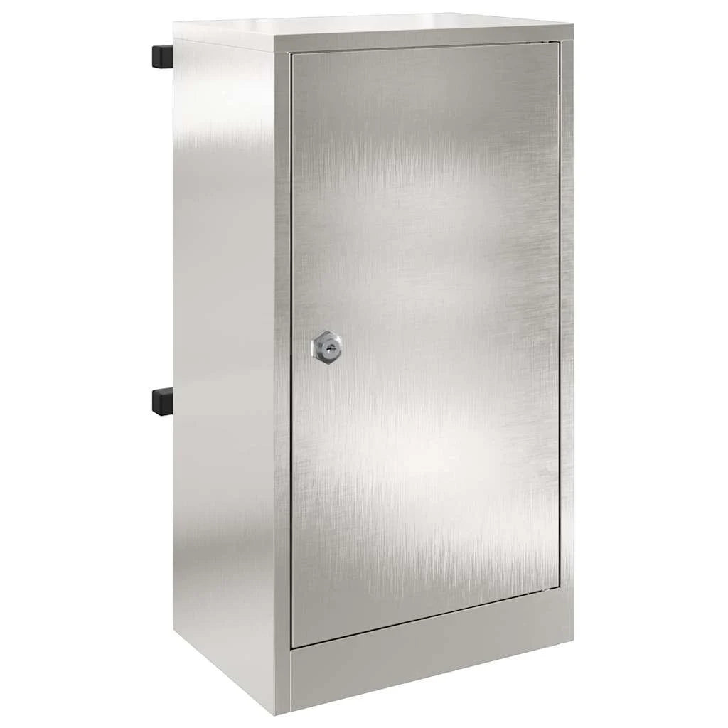 Paketbriefkasten Silber 55 cm