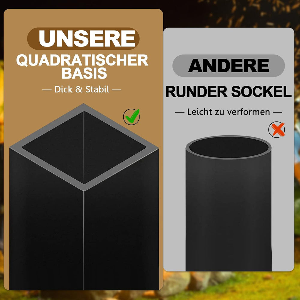 Kaminholzhalter Metall klein – Ansicht 6 von 9