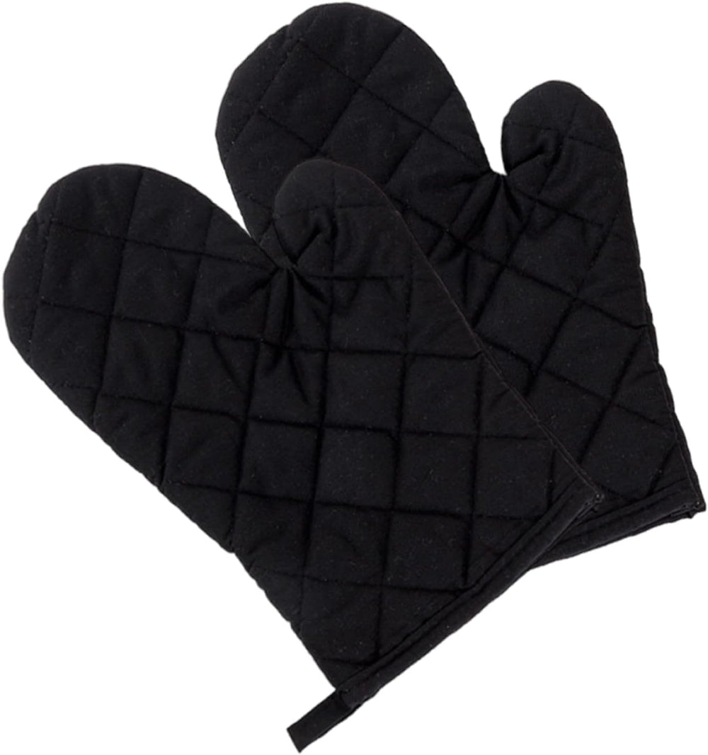 Ofenhandschuhe hitzebeständig Schwarz – Ansicht 1 von 7