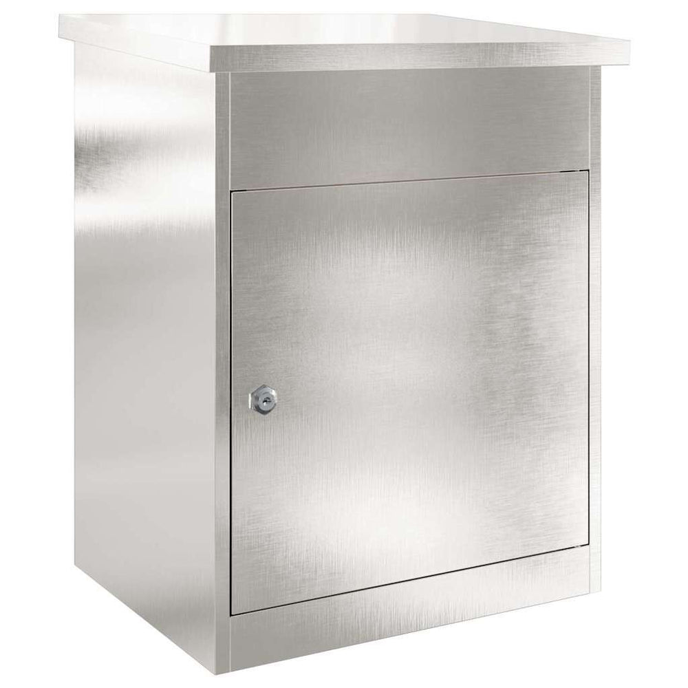 Paketbriefkasten Silber 59 cm