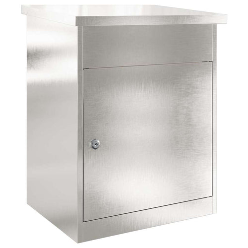 Paketbriefkasten Silber 59 cm