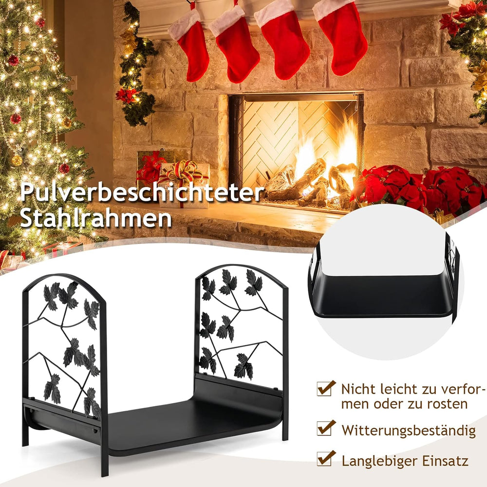 Kaminholzhalter Metall innen und außen – Ansicht 4 von 9