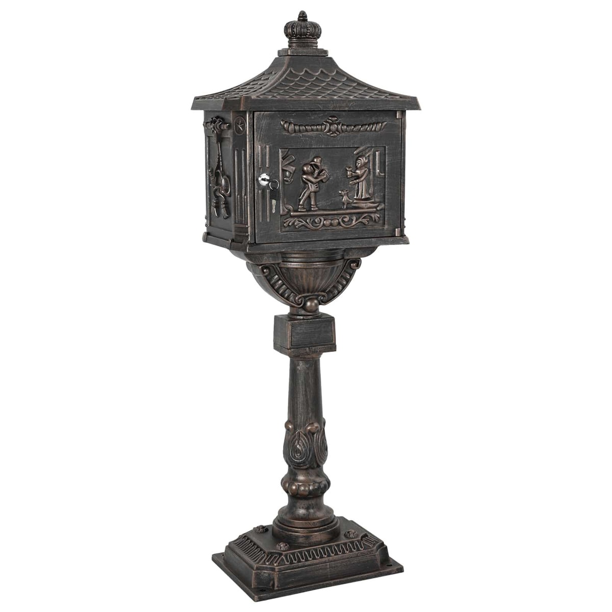 Standbriefkasten Vintage Bronze – Ansicht 4 von 9