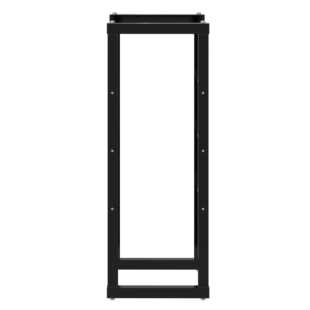 Kaminholzregal innen Metall Schwarz schmal – Ansicht 4 von 6