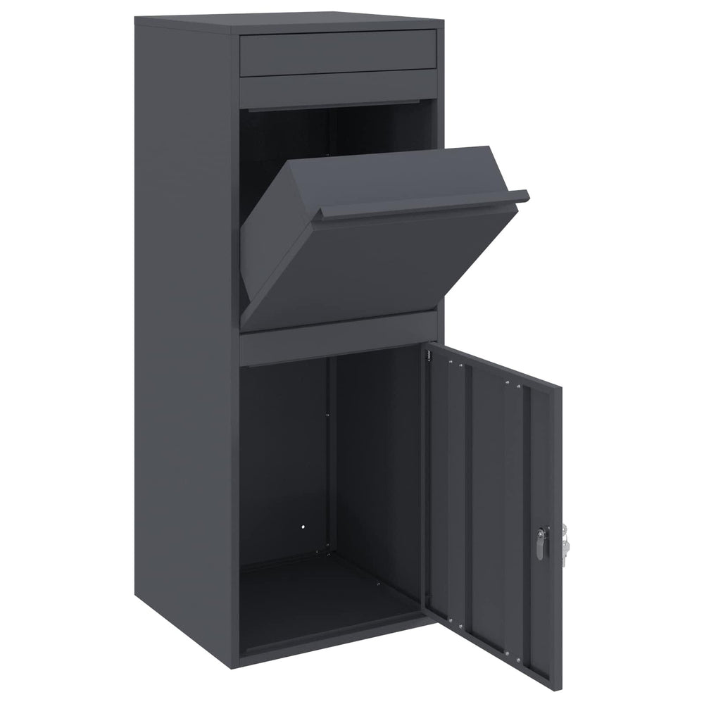 Paketbriefkasten Anthrazit 103 cm, Ansicht 4