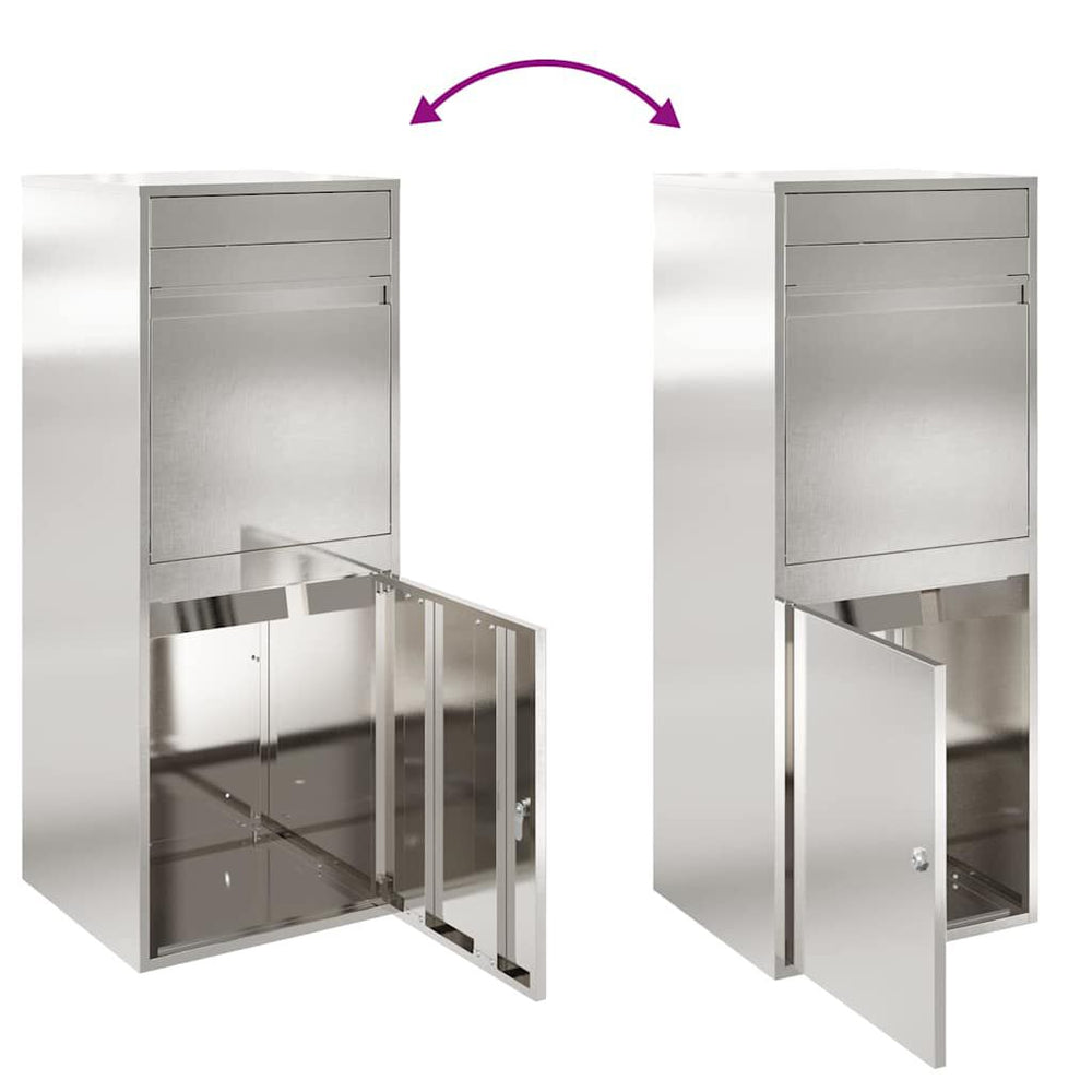 Paketbriefkasten Silber 103 cm, Ansicht 9