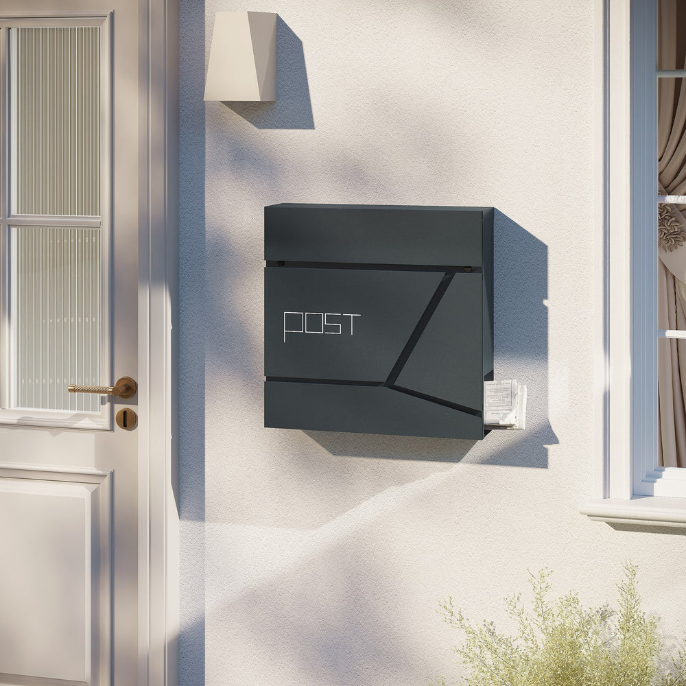 Wandbriefkasten mit Zeitungsrolle – Ansicht 1 von 16