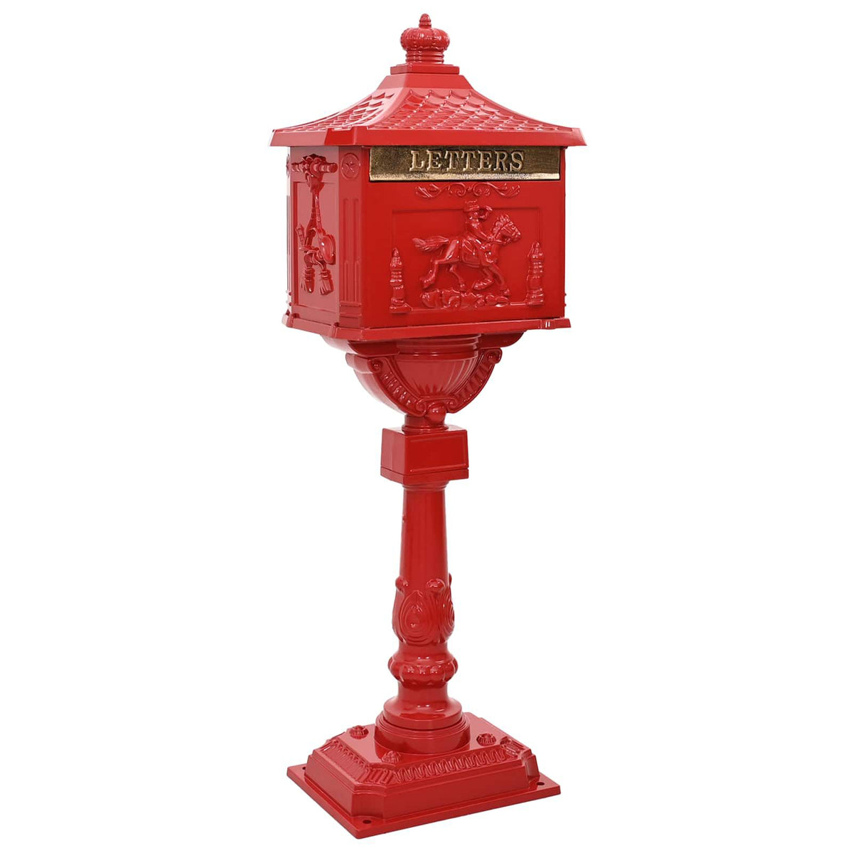 Standbriefkasten Vintage Rot – Ansicht 1 von 9