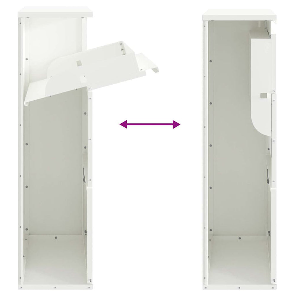 Paketbriefkasten Weiß 82 cm – Ansicht 9 von 12